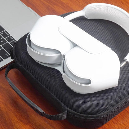 Large Earphone Hard Case with Mesh Pocket EVA Protective Case Waterproof Headphone Carrying Case for AirPods Max Headphones