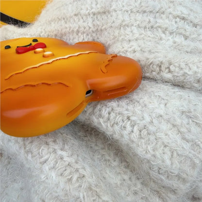 3D Cute Christmas Gingerbread Man Suitable for iPhone Phone Case 17 17 Pro Max 12 13 15 16 Pro Max Soft Silicone Back Cover