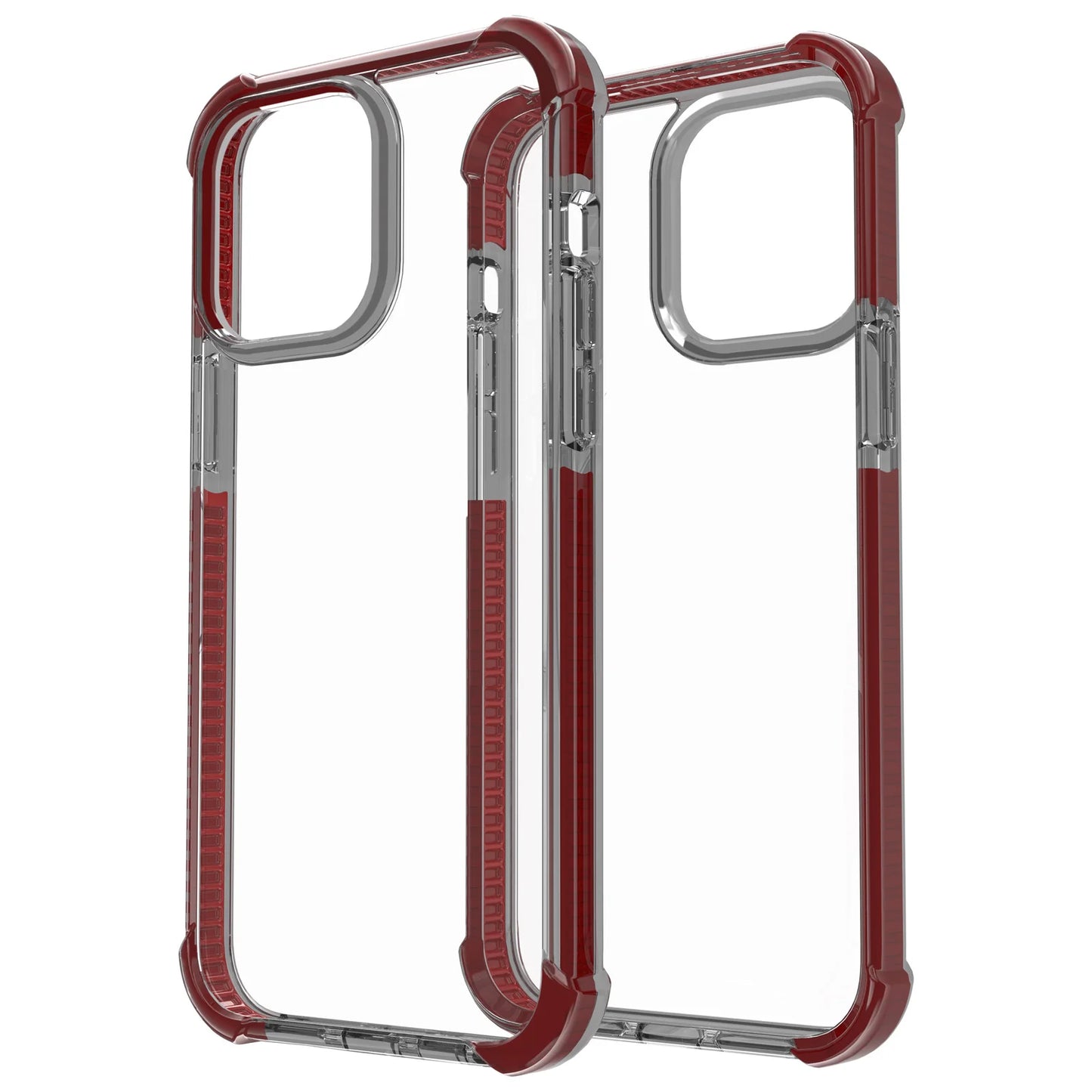 6FT Protection Airbag Bumper Transparent Case for iPhone 17 Pro Max 16E 15 14 13 12 11 XR 8 7 Plus Clear Hard Acylic Back Cover