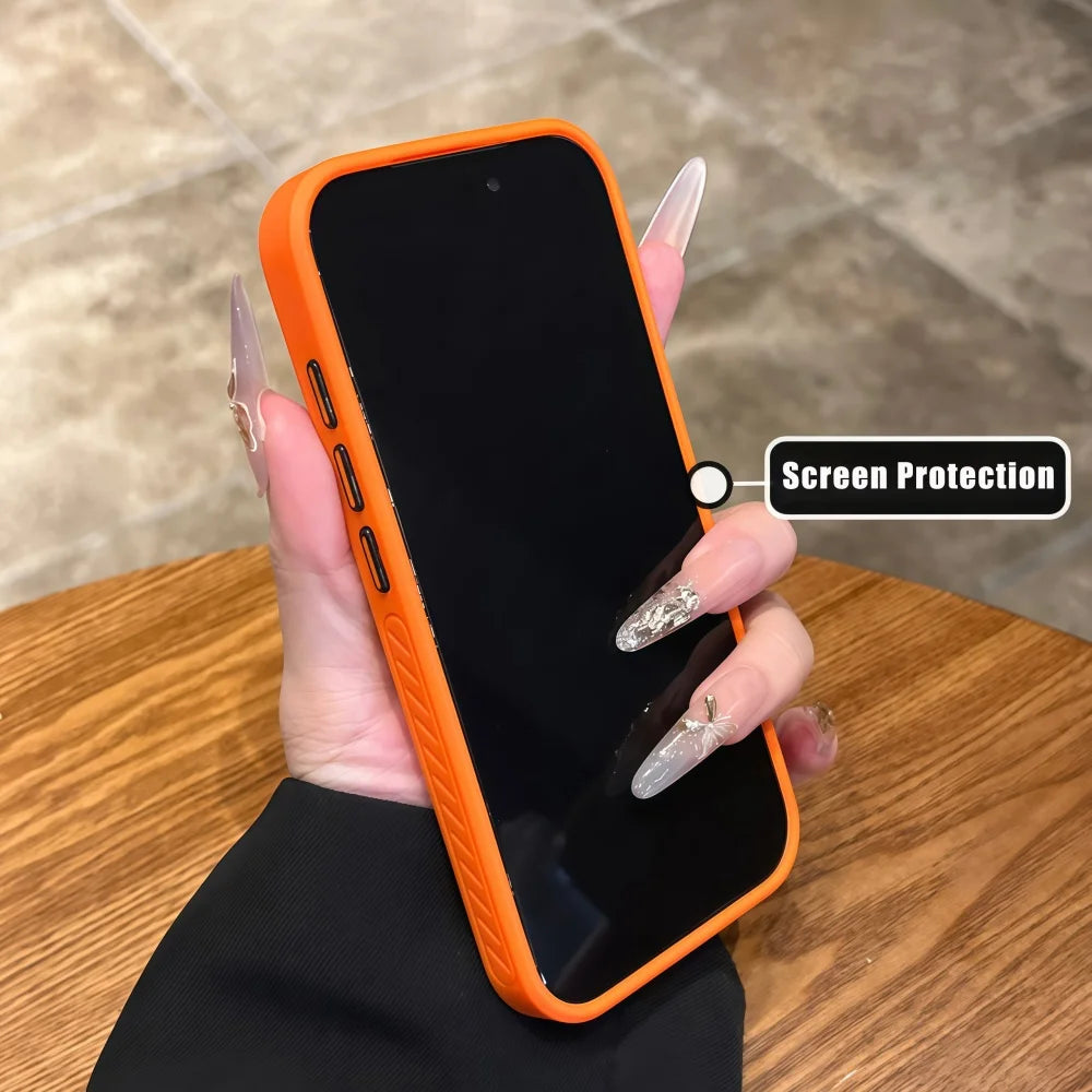 Business Anti-skid Bumper Magsafe Case for iPhone 17 14 15 16 13 Pro Max PC TPU Armor Cover for iPhone 17 Air 15 16 14 Plus
