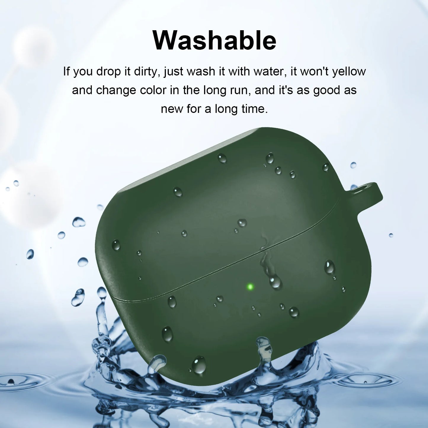 Silicone Case For Samsung Galaxy Buds 3 / Buds 3 Pro Earbuds Accessories Shockproof Cover Dust-proof Keychain Coque Capa Fundas