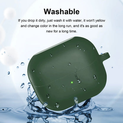 Silicone Case For Samsung Galaxy Buds 3 / Buds 3 Pro Earbuds Accessories Shockproof Cover Dust-proof Keychain Coque Capa Fundas