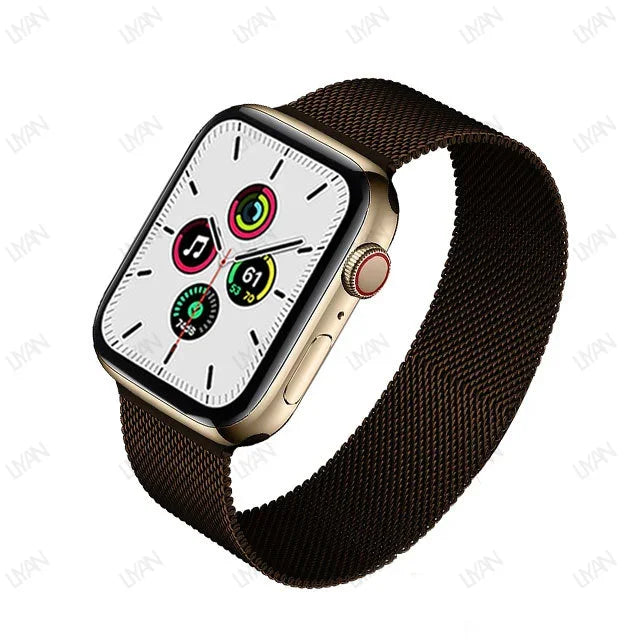 Milanese Loop for apple watch band 44mm 45mm 40mm 41mm 46-42mm pride bracelet iwatch series 9 8 7 6 SE 5 4 10 ultra 2 49mm strap