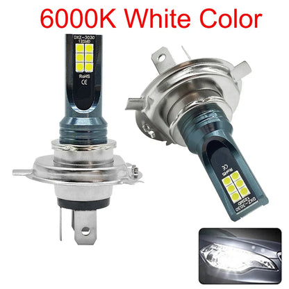 2Pcs H4 H7 LED Headlight H11 H8 H9 H10 H1 H3 Car Fog Light Bulbs 9005 9006 Auto Driving Running Lamps 12000LM 80W 12V