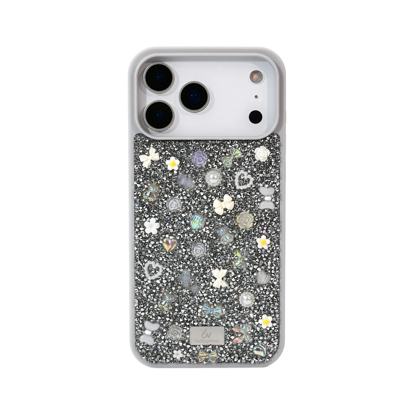 For IPhone 17 Pro Max/IPhone Air/17 Pro/17 Crystal Phone Case 3D Trinket Diamond Rhinestone Inlaid Fashion Glitter Back Cover