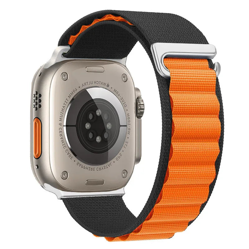Alpine Loop Strap for Apple Watch Band Ultra 2 3 49mm 46mm 44mm 40mm 45mm 41mm 42mm 38mm Nylon Bracelet For iWatch 11 10 9 8 SE3