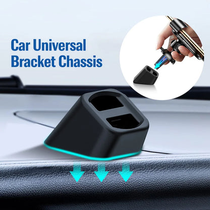 Universal Wireless Car Charger Stand Base Air Outlet Clip Accessories Desktop Dashboard Fixed Installation Mobile Phone Holder