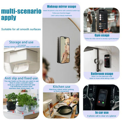 Fashion 2IN1 Suction Cup Bracket Lens Protection Phone Cases For iPhone 17 16 13 11 14 15 12 17 Pro Max Case Phone Accessories