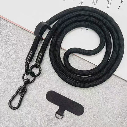 120-150cm Crossbody Phone Lanyard Anti-Loss Adjustable Nylon Strap For Sport Travel Lightweight Durable Cellphone Neck Strap