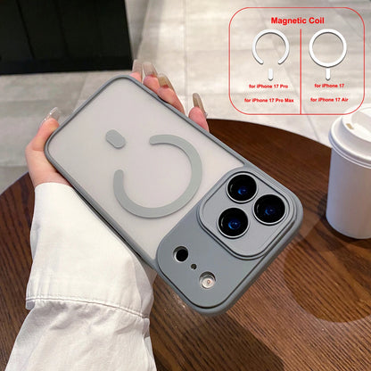 Magnetic Case for iPhone 17 Pro Max 17 Air Cover Matte Clear Shockproof Mag-safe Charge Camera Protector Lens Film Shell Fundas