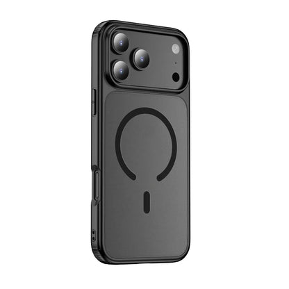 Premium Magnetic Charging Frosted Shockproof Phone Case for IPhone 17 Air 16 15 14 Plus Pro Max Skin Feeling Rugged Armor Cover