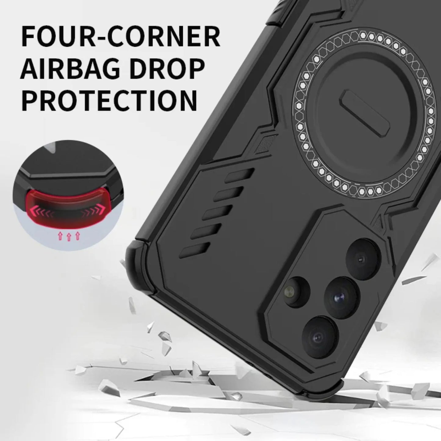 New Lens Protection Heat Dissipation Magsafe Phone Case For Samsung Galaxy S26 S25 Edge S24 S23 Ultra Plus S25 FE Magnetic Cover