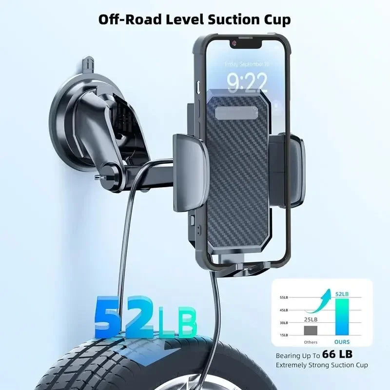 360° Car Phone Holder Windshield Sucker Mount Stand Universal Car Air Vent Bracket For iPhone Samsung Suction Cup Support in Car