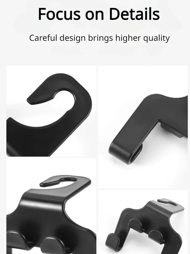 Car Seat Hook Multifunctional Phone Holder  Multifunctional Storage Hook for The Back of Car Interior Seats Hanger Storage