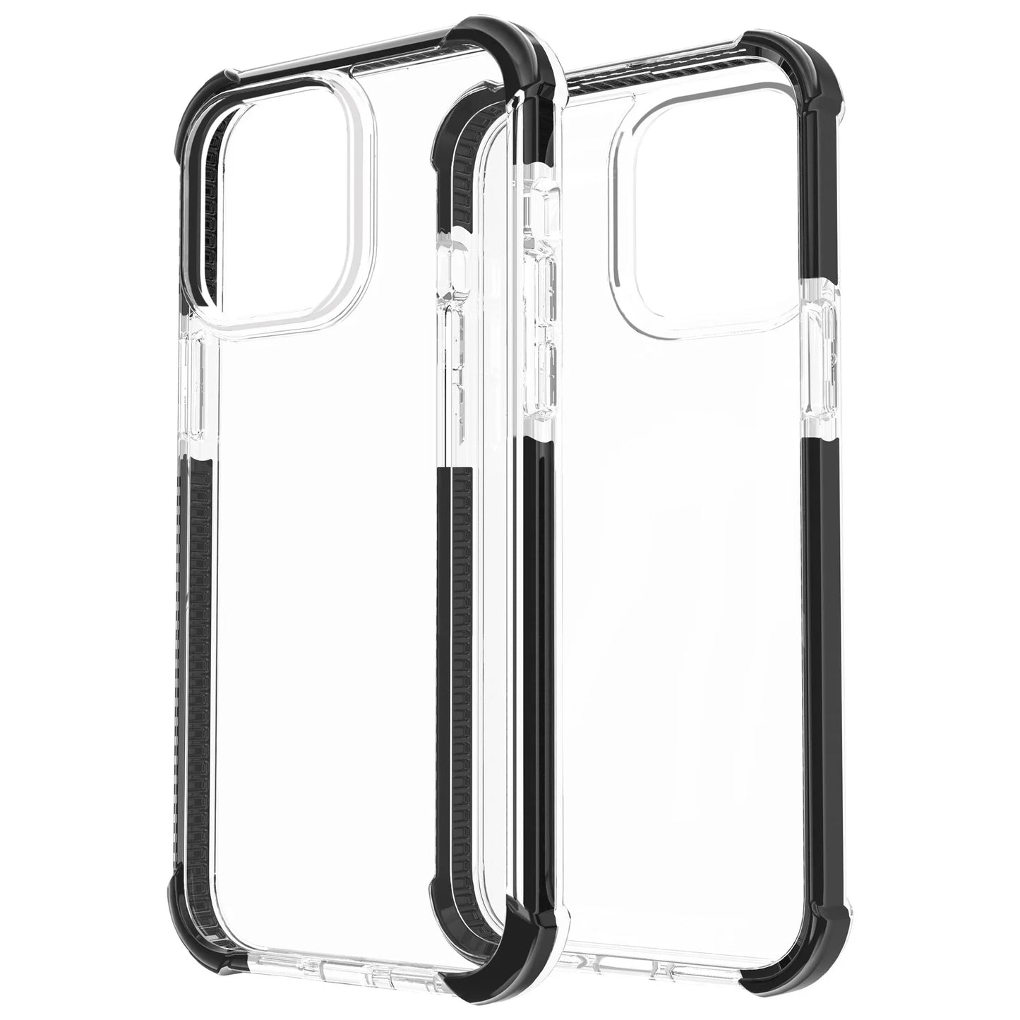6FT Protection Airbag Bumper Transparent Case for iPhone 17 Pro Max 16E 15 14 13 12 11 XR 8 7 Plus Clear Hard Acylic Back Cover