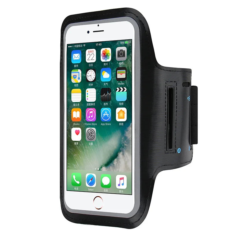 4.7-7 inch Outdoor Sports Armband Case Phone Holder For iPhone Samsung Xiaomi Huawei Gym Running Mobile Phone Bag Arm Band Case - covers4phones