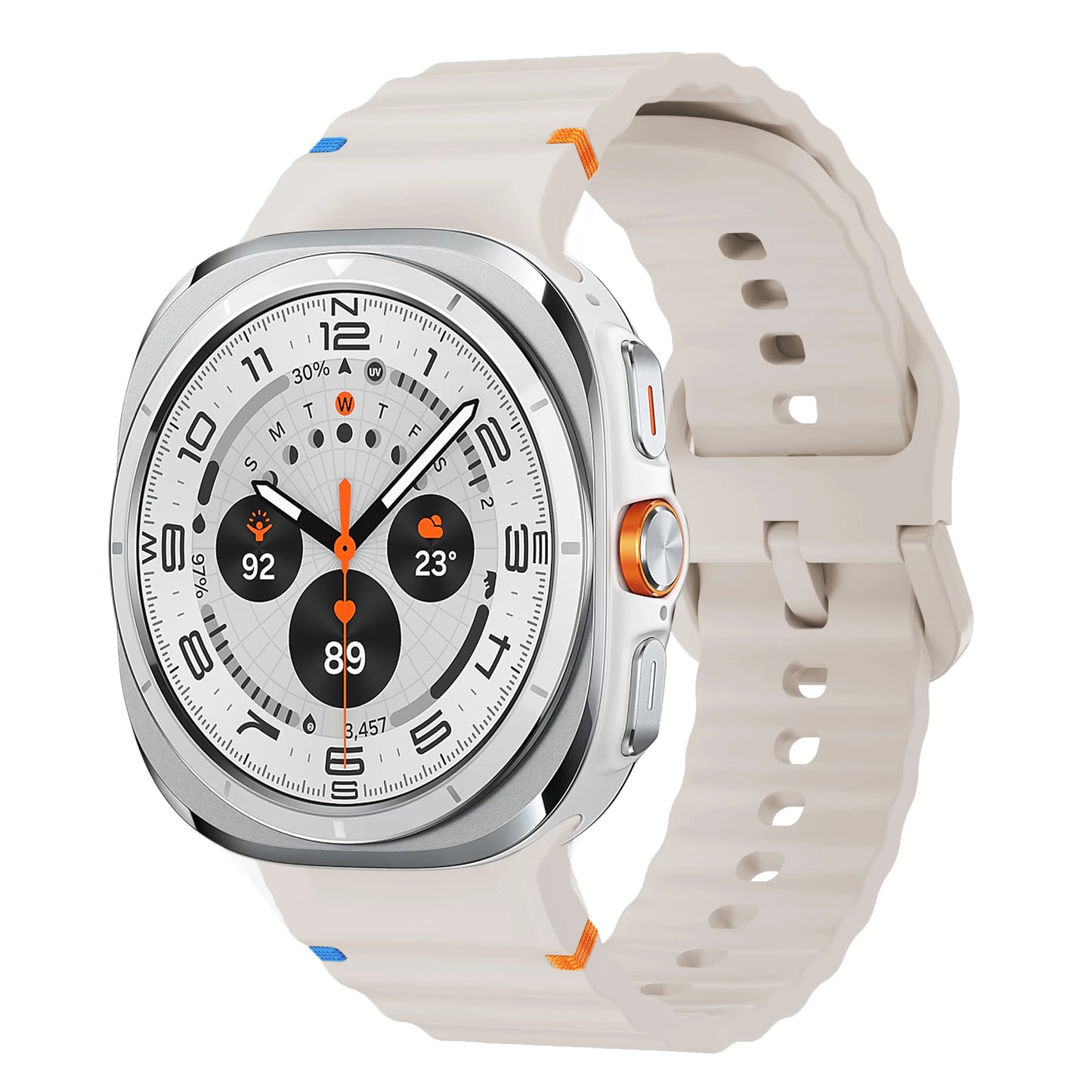 Silicone Band for Samsung Galaxy Watch ultra Strap 47mm Bracelet correa Galaxy Watch 7 6/6 Classic/5 pro/4 44mm 40mm 43mm 46mm
