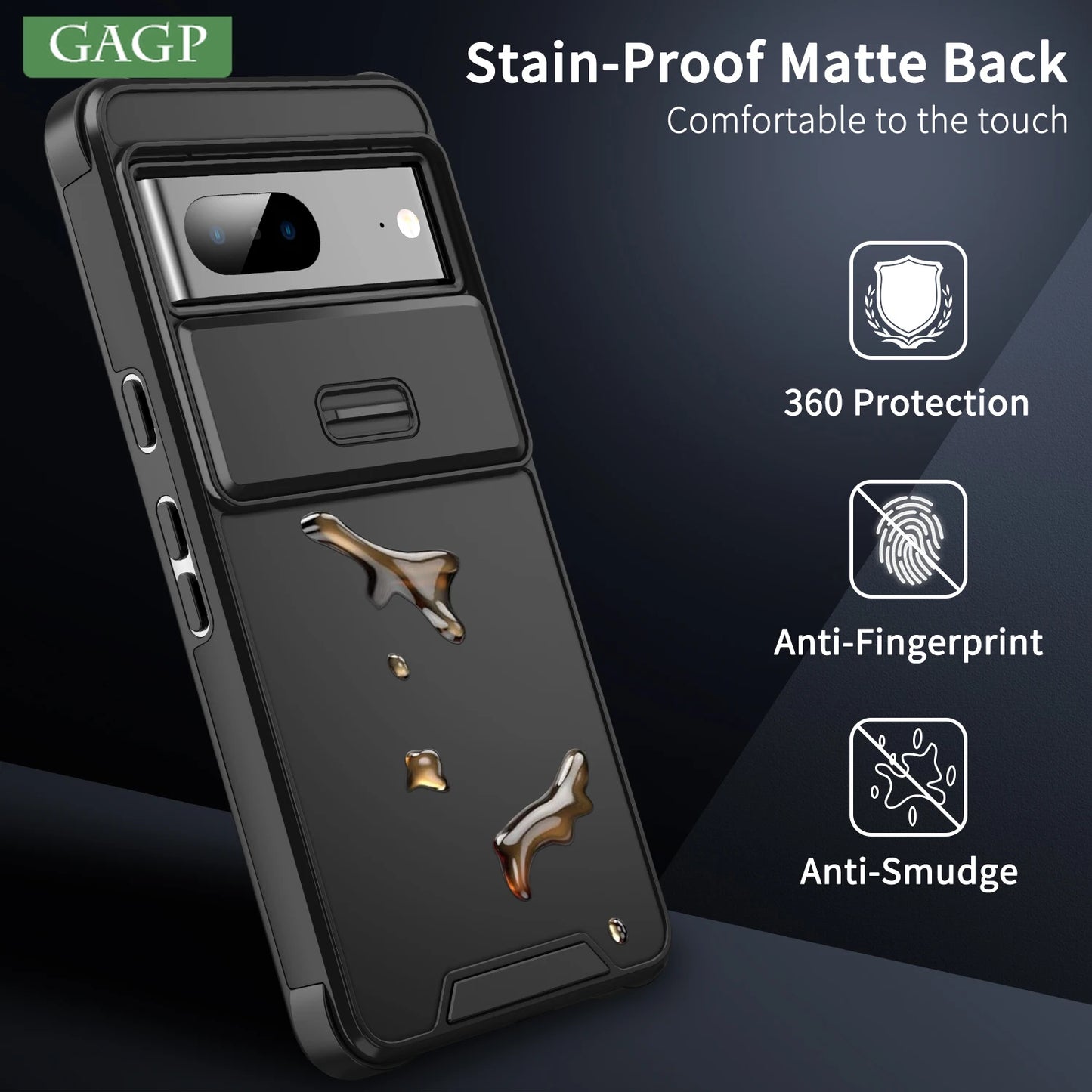 Slide Camera Case For Google Pixel 9 8 7 Pro 8A  6A  Lens Protection Wireless Charge Shockproof Cover For Pixel 8 A 9Pro XL 8pro