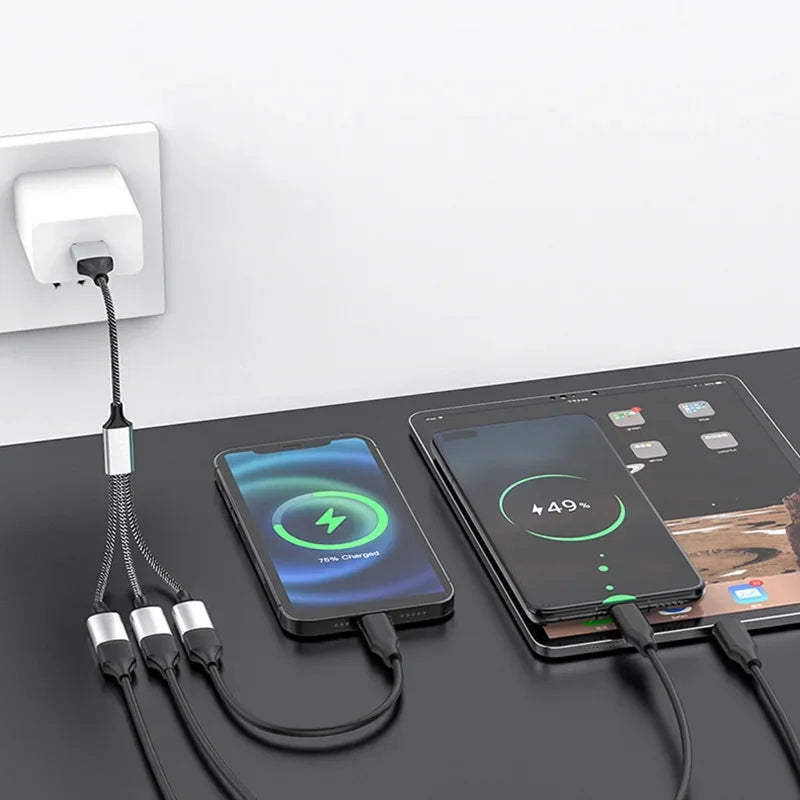 Multi USB Hub Extensions 4 Port Type C Hub USB Splitter Fast Data Transmission OTG Adapter For Computer Xiaomi Macbook Pro Air