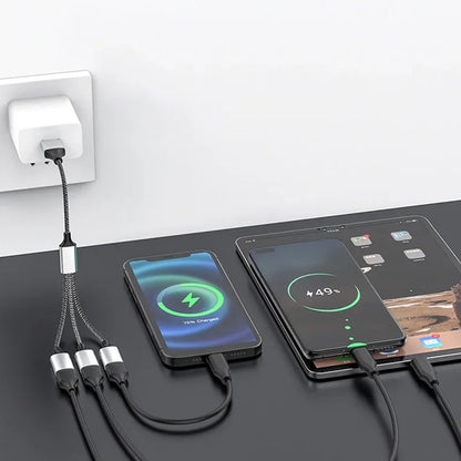 Multi USB Hub Extensions 4 Port Type C Hub USB Splitter Fast Data Transmission OTG Adapter For Computer Xiaomi Macbook Pro Air