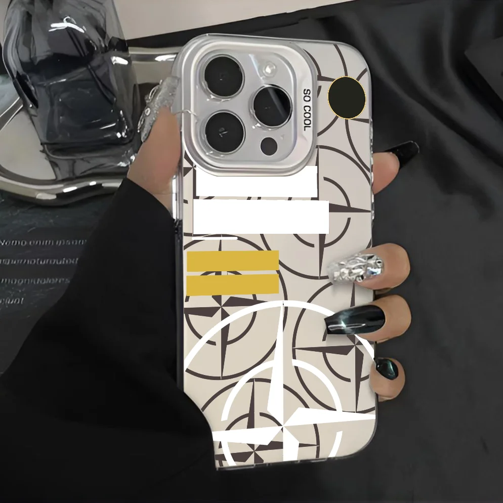 Phone Case For S-Stone-e iPhone 16e 16 15 14 13 12 11 mini Pro Max X XR XS MAX  Plus Anti Fall Matte Back-I-i-is Cover Luxury