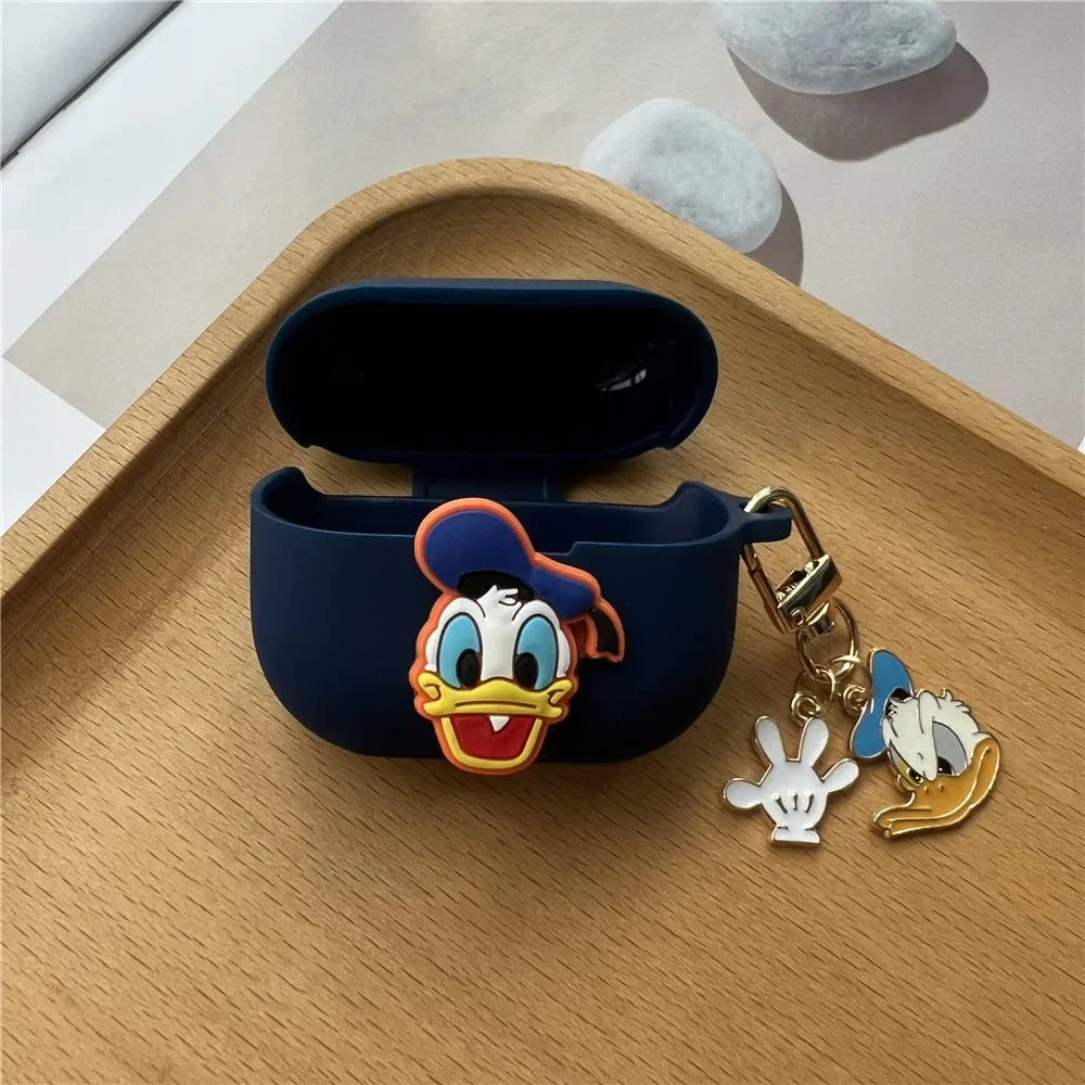 Disney DIY Cartoon Case Cover for Samsung Galaxy Buds 3 Buds 3Pro Case Earphone Accessories for Samsung Galaxy Buds3 Cover