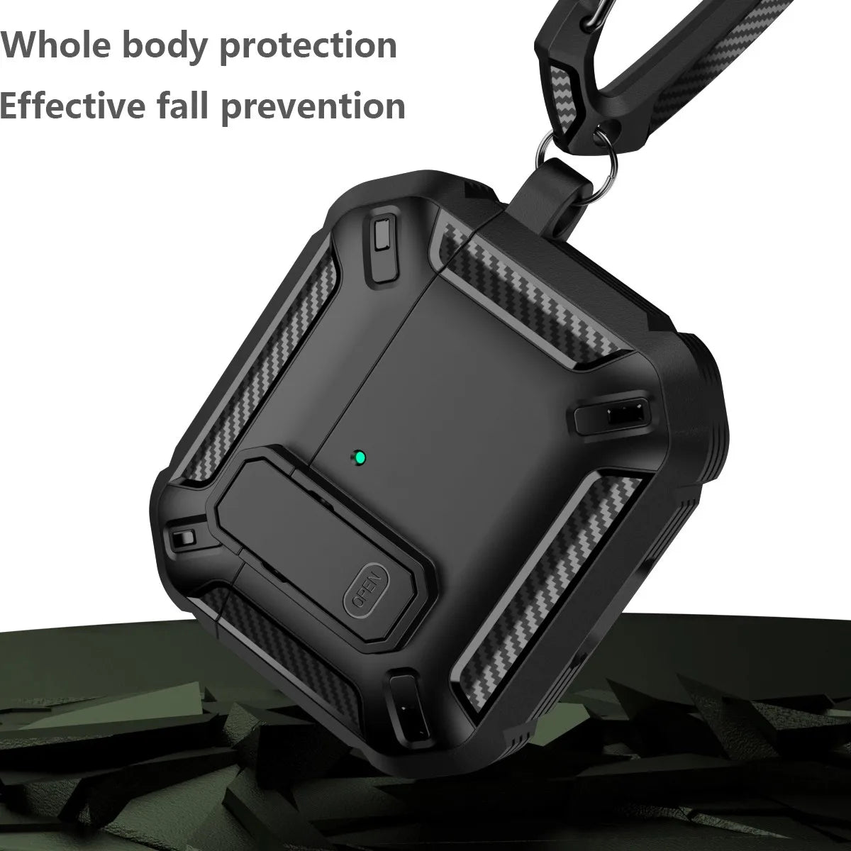 Luxury Switch Earphone Case For Airpods 4 Pro 2 3 Case Shockproof Cover For Apple AirPods Pro 2 3 1 Cases Accessories Keychain