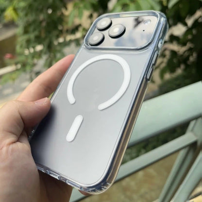 Original Frosted Transparent Magnetic Protective Case for iPhone 17 Air 17 Pro 16 15 14 13 Pro Max with Camera Button Protection