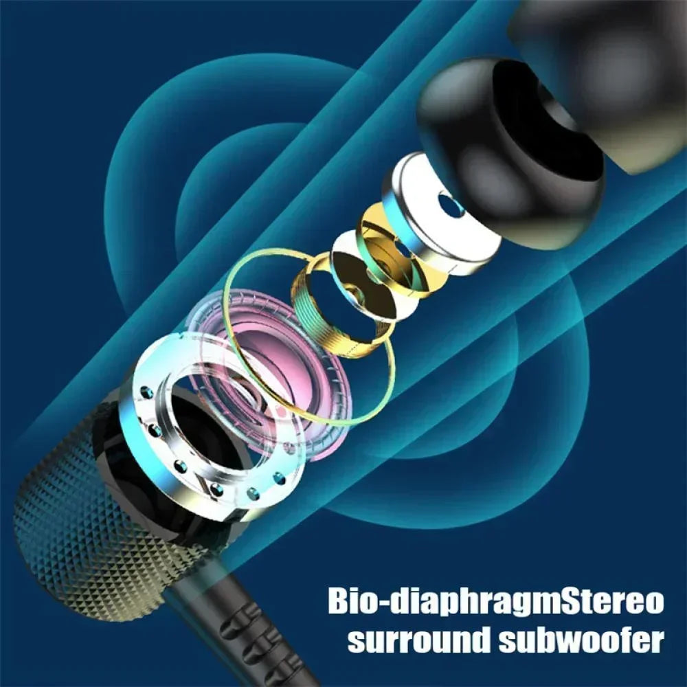 K58 Wireless Headphones Bluetooth Neckband Magnetic Headphones Sports Running 5.3 Headphones with Microphone