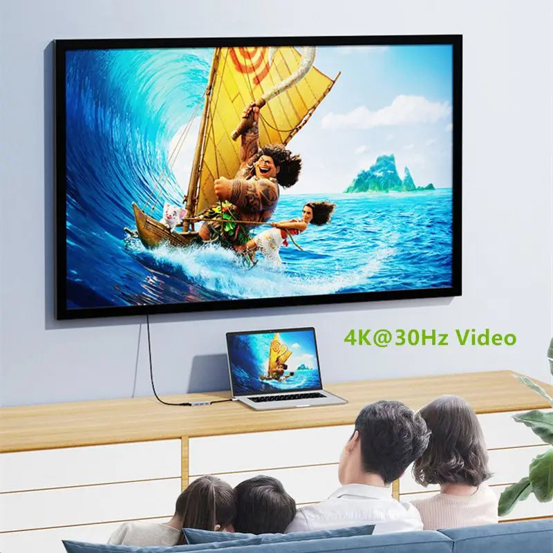 6/5/4/3 Ports USB C Hub to 4K HDMI-Compatible PD fast charge USB 3.0 2.0 HUB 4K 30Hz Charging Docking for MacBook iPad Samsung