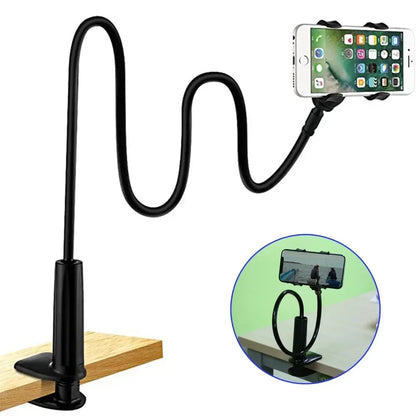 Mobile Phone Holder Home Bed Desktop Mount Bracket Smartphone Stand Flexible Lazy Holder Adjustable Cell Phone Clip
