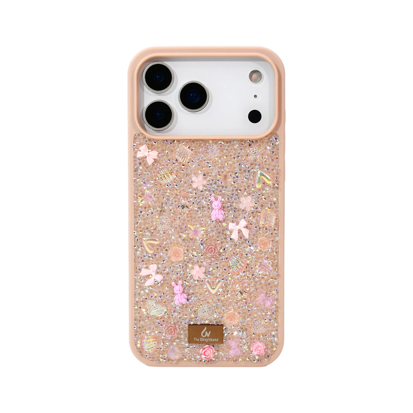 For IPhone 17 Pro Max/IPhone Air/17 Pro/17 Crystal Phone Case 3D Trinket Diamond Rhinestone Inlaid Fashion Glitter Back Cover