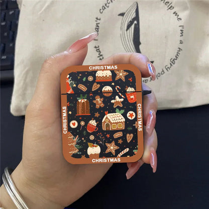 Christmas Tree Graphic Print Earphone Case For AirPods Pro 2 Lovely Silicone Protective Cover For  AirPods 1 2 3 4 2024 Coque