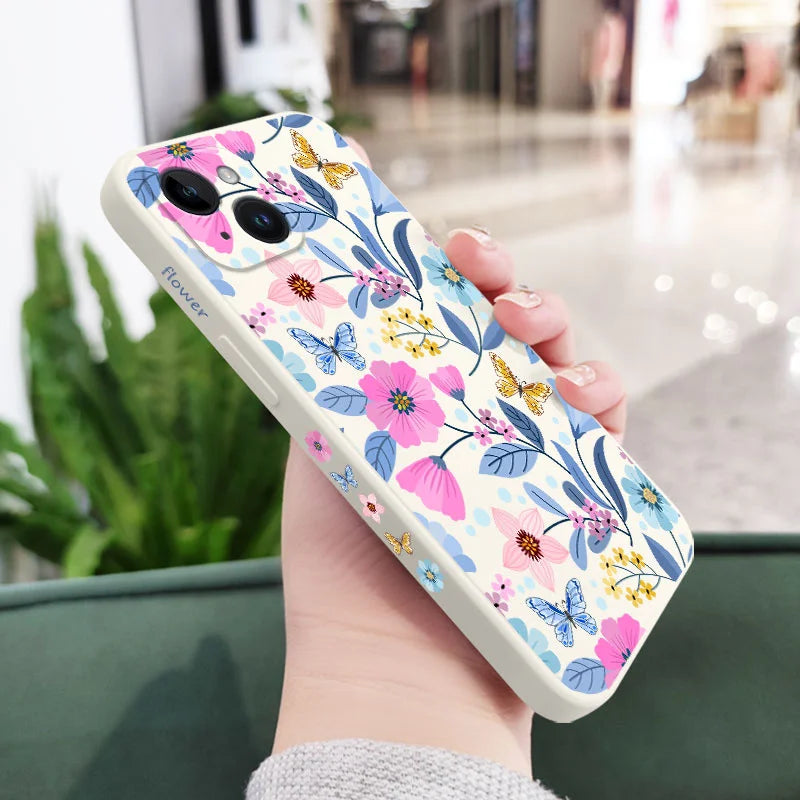 Miss Pattern Phone Case For iPhone 16 15 14 13 12 11 Pro Max Mini X XR XS SE2020 8 7 Plus 6 6S Plus Cover