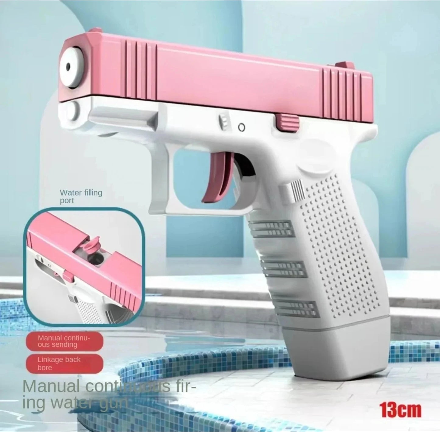 Children Water Guns Toy Gun Pistol Toy Squirt Guns Blaster for Shooting Games Outdoor Toys Water Blaster Pistol for Boys Grils