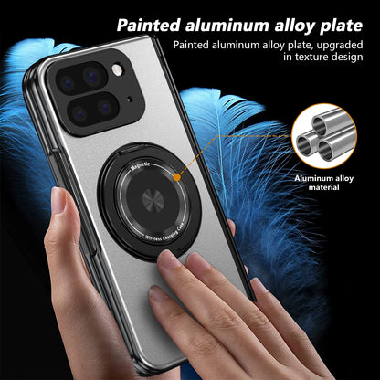 For Google Pixel 10 Pro Fold Case Luxury Armor Sanhelian Protective Shell With Magnetic Cover Finger Protective Film Funda