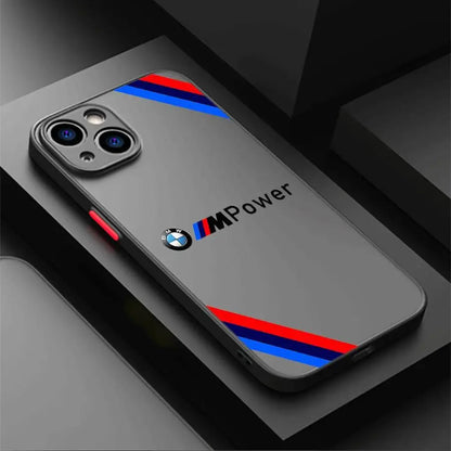 Sports Car Brand-B-M-W Phone Case for Apple iPhone SE 16e 12 Mini 6s XS X 7 8 SE 15 Pro Max 16 Pro 11 Pro Max XR 14 13 Pro Black