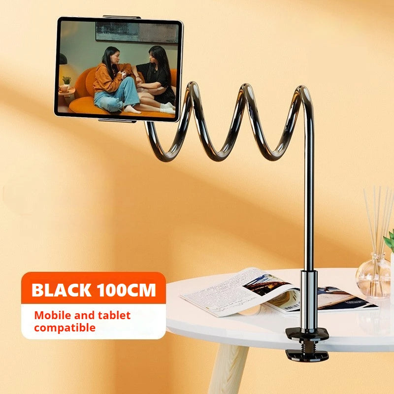 Flexible Gooseneck Tablet Stand for Desk Clip Rotating Clamp Adjustable Long Arm Lazy Mount for Ipad Bed Desk Phone Holder New