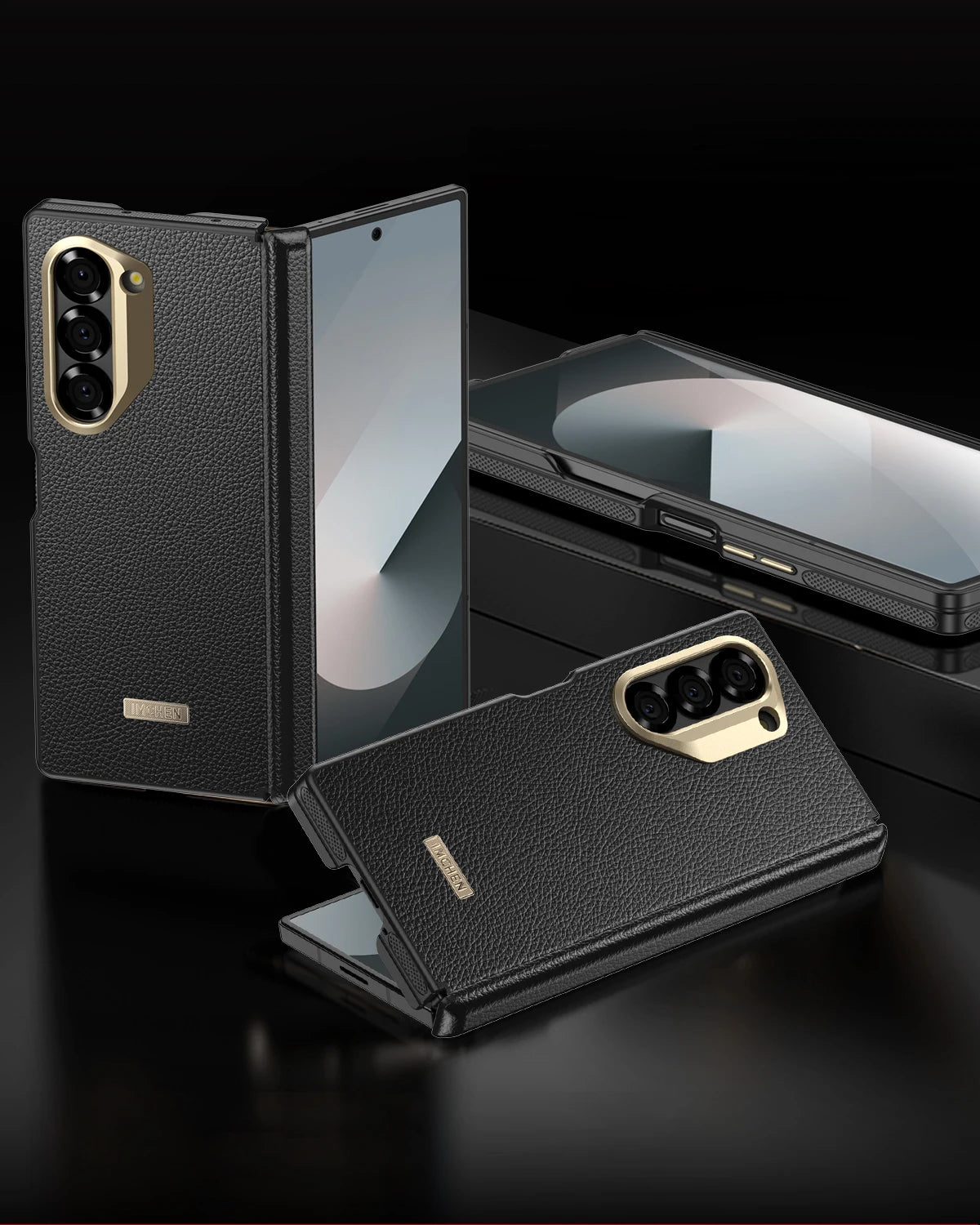 Samsung Z Fold 5/6/7 Magnetic Case - Wireless Charging Compatible Military Grade Drop Protection Anti Scratch Cover