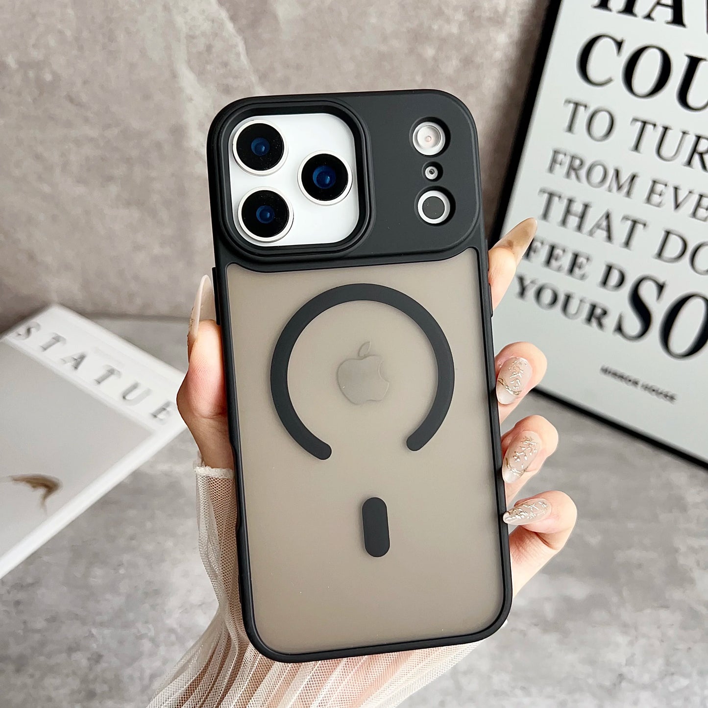 Luxury Magnetic Magsafe Wireless Charge Phone Case For iPhone 17 Pro Max 16 15 14 13 12 11 Pro Max 17 Air Shockproof Matte Cover