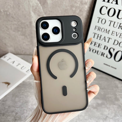 Luxury Magnetic Magsafe Wireless Charge Phone Case For iPhone 17 Pro Max 16 15 14 13 12 11 Pro Max 17 Air Shockproof Matte Cover