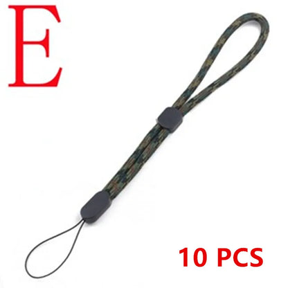 10pcs Adjustable Wrist Strap Hand Lanyard For iPhone Samsung Phone Accessorie micro Camera GoPro USB Flash Drives Keys ID Card