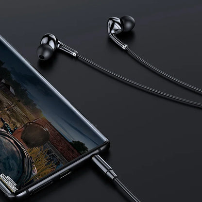 Awei  Wired Headphones In Ear Headset Wired Earphones with Mic Bass Stereo Earbuds Sports In-line Control For Phones