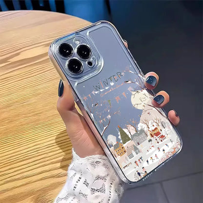 The Beautiful Snow Winter Phone Case For Samsung Galaxy A16 A55 A35 A15 A53 A14 A54 S22 S23 S24 S25Ultra FE Christmas Tree Cover