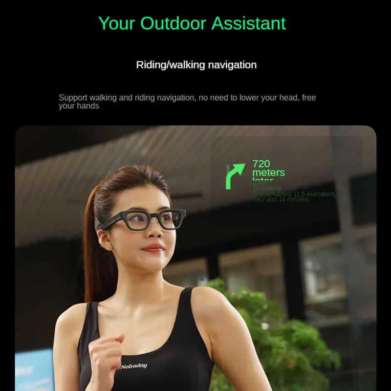INMO Go Smart AR Glasses Wireless AI Assistant Glasses Music/Call/Translation/Teleprompter/Navigation/Bluetooth Audio In Stock - covers4phones