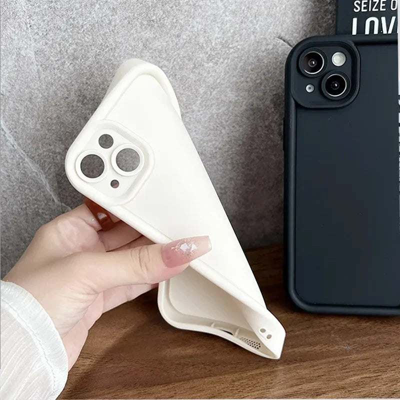 Christmas Tree Gift Snowy Town Landscape Phone Case for iPhone 17 16 15 Pro Max 14 13 12 11 MAX Plus Soft Cover