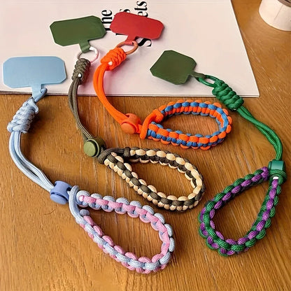 Cute Mobile Phone Lanyard Hanging Decoration Can Be Carried Twist Rope Anti-loss Pendant Fashion Strong Wrist Short Straps Band