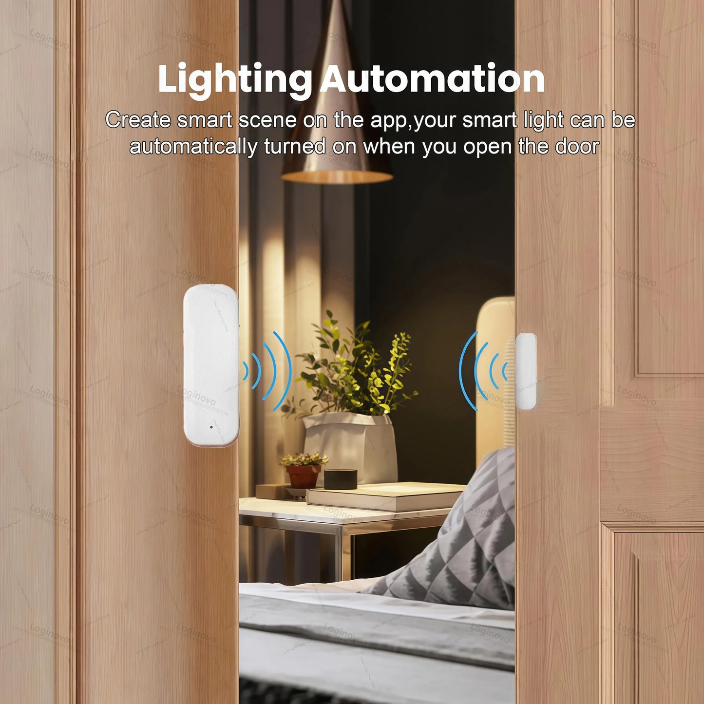 Tuya Zigbee Door Sensor Window Contact Sensor Smart Home Open Closed Detector Alarm Security Protection For Smart Life Z2M