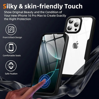 Case For iPhone 17 16 15 14 13 12 11 Pro Max Plus XS Max Plus 20245 360 Full Shockproof Silicone Screen Protection Phone Cover