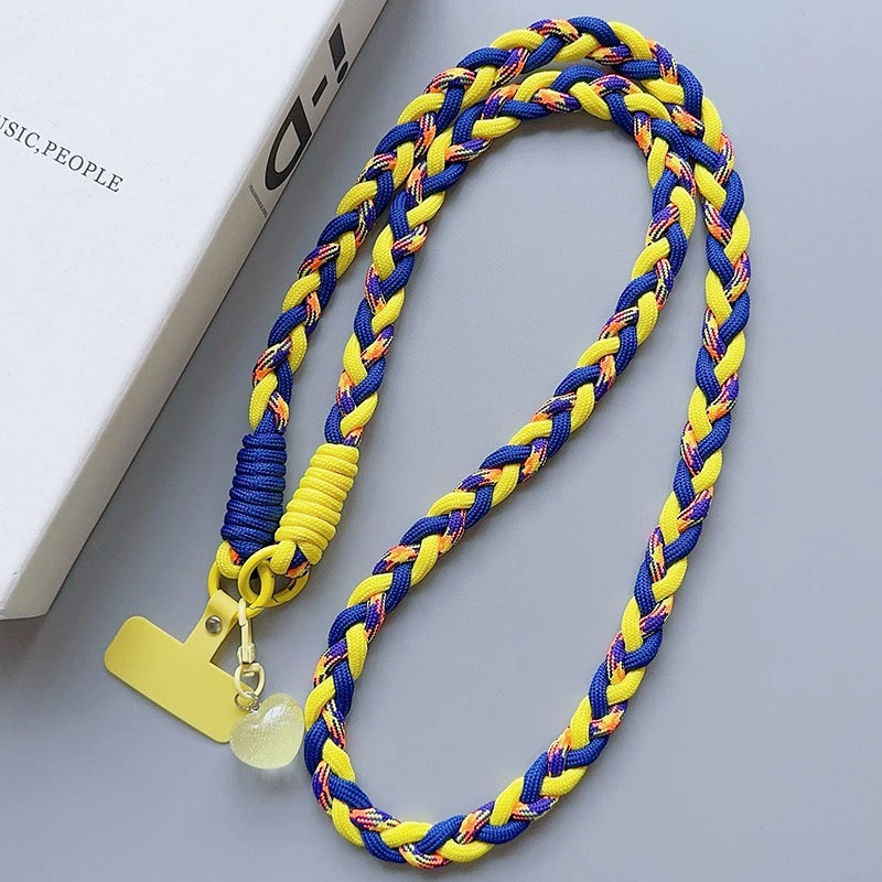 Creative Cartoon Mobile Phone Universal Lanyard Crossbody Long Rope Lanyard Rope Cartoon Decorative Pendant Accessories